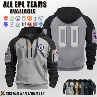 Custom UK Sports EPL Halfzip Hoodie 4